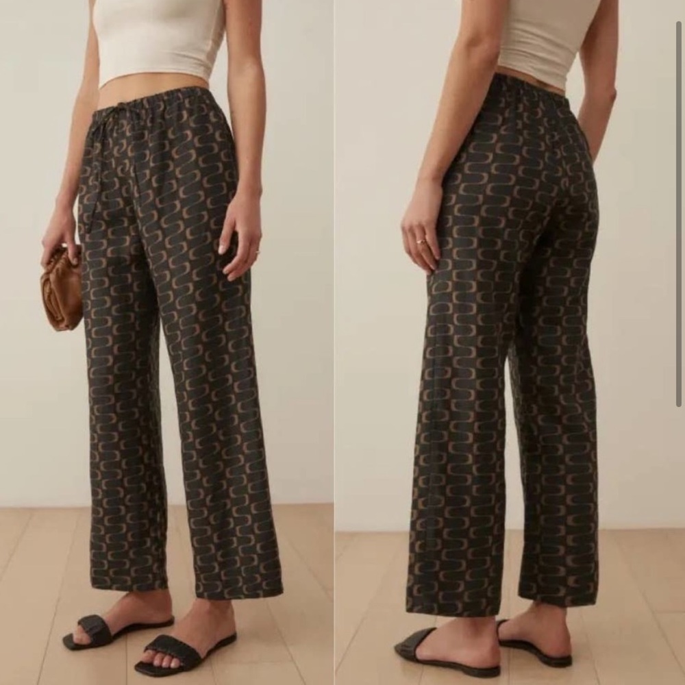 Reformation Olina Linen Pants